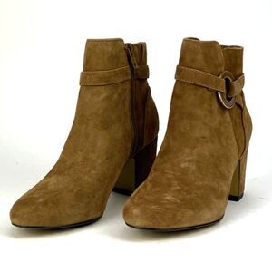 New Bella Vita Women Shoes US 5.5  Brown Lorraine Suede Block Heel Ankle Boot